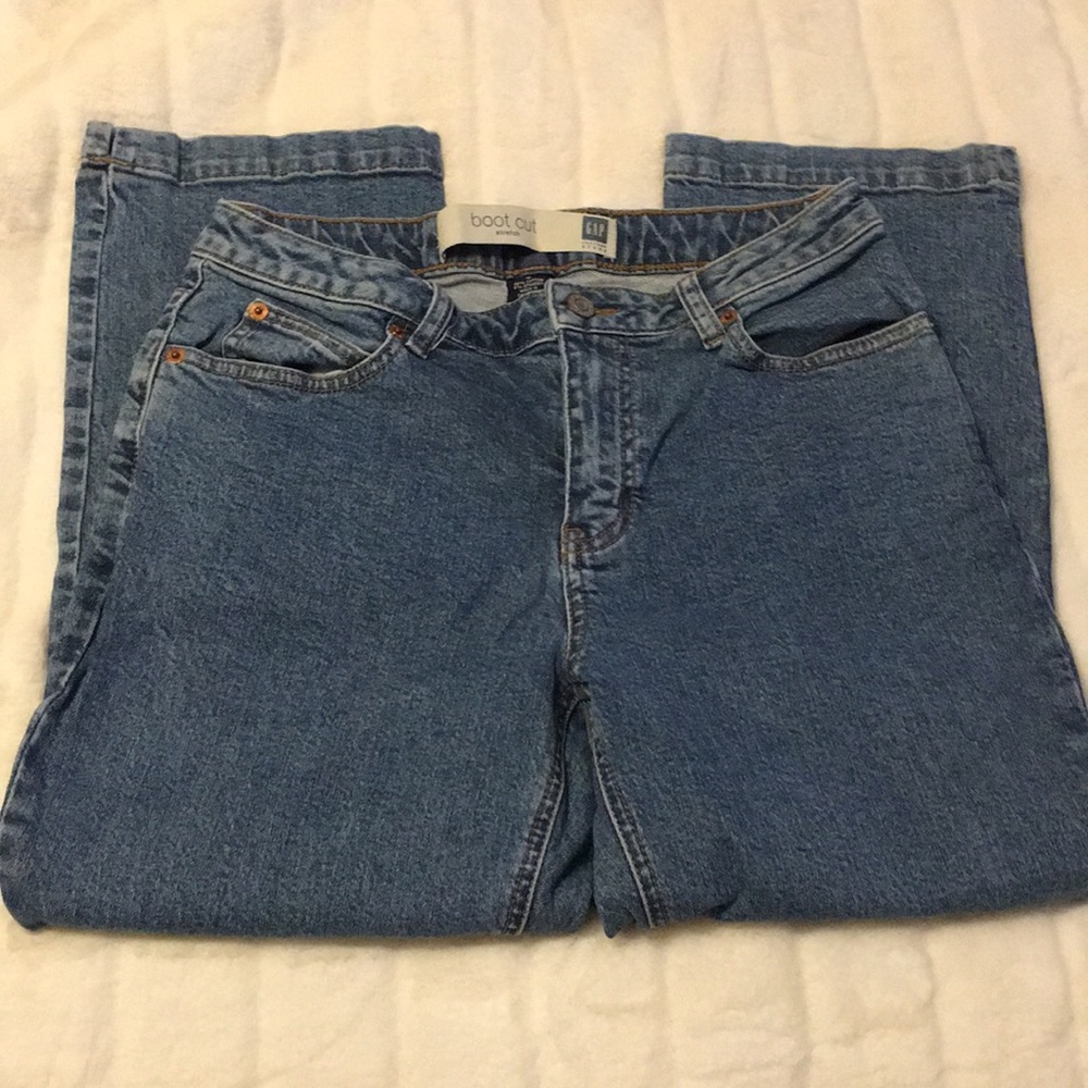 🎈GAP BOOT CUT STRETCH CAPRI WOMEN‎ JEANS